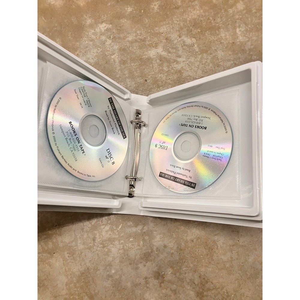 In the Heart of the Sea Nathaniel Philbrick Books on Tape 9 CD Audiobook - Picture 3 of 5